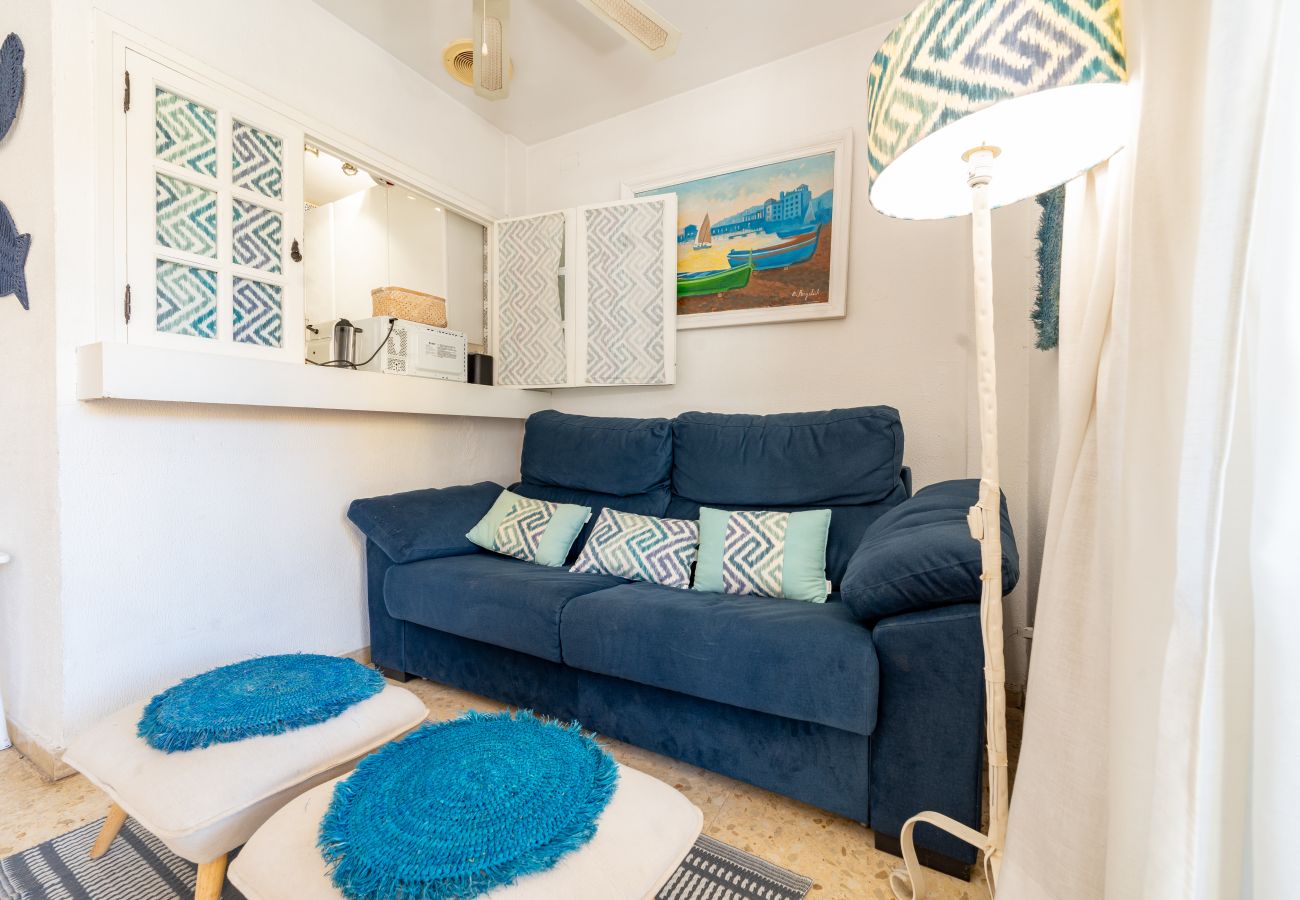 Ferienwohnung in Salou - FMP & MARITIM TEAL * WiFI * 1. STRANDREIHE